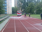 Poděkování za vyčištění dráhy našeho stadionu