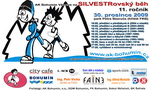 Silvestovský běh. Časový program a délky tratí.