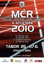 Mistrovství ČR dorostu, Tábor 25.-27. června