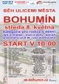 BĚH ULICEMI MĚSTA BOHUMÍN. Časový program.