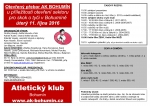 Otevřený přebor AKB a VC Bohumína. Změna termínu!
