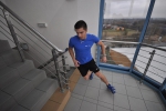 Běh do schodů v úterý 20. března.
